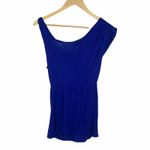 Free People Free‎ People Blue Tunic asymmetrical top Size Small Photo 3