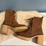 Free People Dylan Women’s Lace Up Suede Boots Photo 3