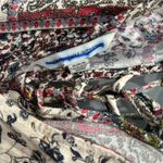 American Eagle  Outfitters Long Sleeve Shorts Boho Paisley Patchwork Romper Sz M Photo 5