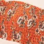 Seafolly NWT  X Revolve Splendour Shirred Bandeau Bikini Top in Honey Photo 3