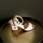 Stuart Weitzman Block Heel Suede Sandal Photo 1