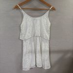 Abercrombie & Fitch  White Floral Eyelet‎ Dress Size Medium Photo 1