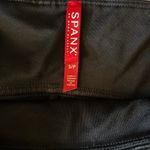 Spanx Faux Leather Bike Shorts Size S Black Gray Camo Compression 50173R Photo 2