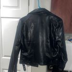 SheIn Black Leather Biker Jacket Photo 1