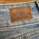 O'Neill Womens Denim Shorts Distressed Frayed Cuffed Blue Size 25 Photo 4