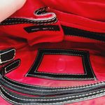 Nine West Y2K Black Geo Jacquard Baguette 10" x 5½" Photo 1