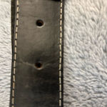 Boutique Rare Authentic leather heavy metal buckle western belt Photo 3