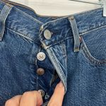 Levi's Size 27 Blue Button Fly Cutoff Denim 501 Jean Shorts Photo 2