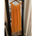 Boho Dress Mustard Yellow NWT One Size | Cottagecore Flowy Sleeveless Summer Photo 3