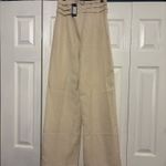 Pretty Little Thing  stone linen pants  Photo 4