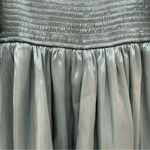 Thirty Thirty L A Teal Dress with Puff Sleeves XS‎ Blue Photo 6