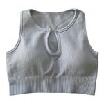 OQQ NWT--TWO PIECE LIGHT BLUE COLOR WORKOUT SET-SIZE SMALL Photo 2