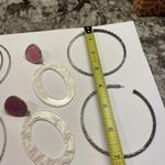 Sugarfix Lot Of 3 Large Statement Costume Earrings Pierced Dangle / Hoop 1 Photo 7