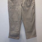 Time And Tru  mid Rise capri jeans tan Photo 2