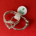 Bomb Party RBP6134 “Kindred Souls” Smokey Topaz CZ on Rhodium Sz 8 Halo Ring NWT Photo 4