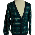 Vtg 80s Plaid V Photo 0