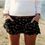 Anthropologie E by Eloise arrow print scalloped shorts size medium Photo 1