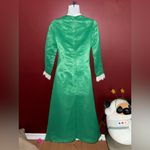 70s lace collar dress Green Photo 6