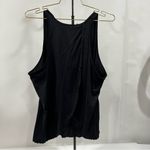 Victoria's Secret Victoria Sport Black Athletic Tank Top Size Large Scallop Detail Around Hem Photo 1