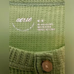 Aerie  lime green long sleeve cotton Henley NWT Photo 3