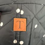 Talbots Polka Dot Puffer Vest Size Large Quilted Coat Cabincore Classic G8 Photo 7