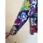Harper EJHarper Shirt Size6‎ long sleeve colorful watercolor Artsy Floral Geometric Photo 2