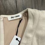 NWT Day + Moon light tan suede romper Sz M Size M Photo 1