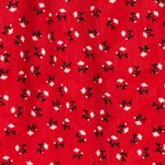 Juliana’s Mini Skirt Womens S Red Floral Pull On Cotton Boho Cottagecore Indie Photo 1