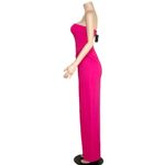 NBD  Lucilda High Slit Strapless Gown, Hot Pink, Medium Photo 5