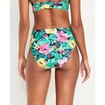 Old Navy  Tropical Floral High-Waisted Bikini Swim Bottoms SZ XS Photo 1