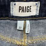 Paige Amari Denim Cuffed Hem 3" Shorts Size 27 #1226645 Dark Wash Photo 4
