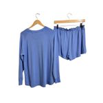 LAKE Pajama blue relax shorts Set Women's size Medium Photo 5