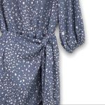 VICI NWT -  Exclusive w/ FATE - Ash Blue Long Sleeve Dress Faux Wrap - Small Photo 2
