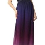 Kimi+Kai Maternity "Valencia" purple Ombre Maxi Dress Small Size undefined Photo 0