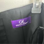 Grace Karin  Black Beaded Strapless Back Lace Corset Split Mermaid Hem Dress 16 Photo 2