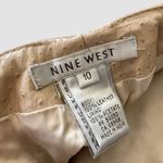 Nine West  Genuine Leather Midi Skirt Photo 2