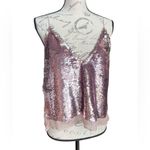 Free People Intimately Free Swinging Surpice pink sequin cami lace trim Photo 2