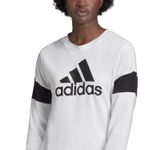 Adidas Women's Favorites Sweatshirt Size XS Sport White W/Black Logo Photo 9
