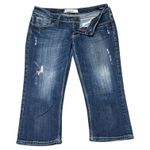 Vigoss  Collection Low Rise Distressed Capri 7 Photo 1