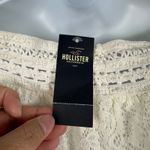 Hollister New Ivory Lace Romper Women's Small Off Shoulder Bohemian Tassel Boho Photo 7