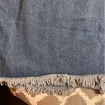 POL Blue Denim Mini Skirt distressed w lined plaid patches casual denim summer Photo 8