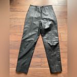 Harvé Benard Harve Bernard By Bernard Holtzman Black Leather Pants Size 6 Photo 0