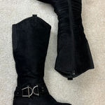 Pierre Dumas  Emerson-26 Tall Black Faux Leather Riding Boots Size 7 Photo 0