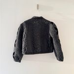 Free People  Quinn Quilted Black Jacket M Photo 6