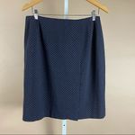 Austin Reed Vintage 14 Petite Wool Skirt Vest Suit Set Teacher Modest Office Blue Size 14P Photo 6