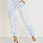 frankie's bikinis Frankie’s Bikinis blue tie dye jogger pants‎ size small vacation casual Photo 0