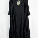 All Saints Jayda Jersey Tunic Soft Knit Dress Size Small Black Photo 0
