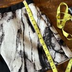 ZARA Basic Marble Asymmetric Zip Mini Skirt Size Medium Photo 13