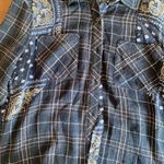 Miss Me  Long Sleeves Button up Flannel size small Photo 2