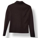 Eileen Fisher  Womens Cardigan PS Italian Yarn Brown Shawl Collar Minimalist Knit Photo 1